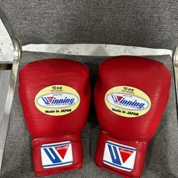 Red 10oz Winning Boxing Gloves