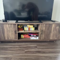 Dark Wood Console Table 