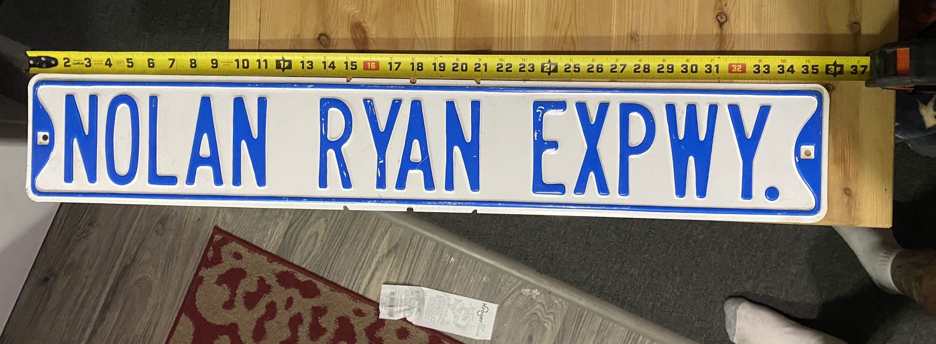 Ryan Rd Sign NOLAN RYAN EXPRESSWAY STREET SIGN 1 Of 10 for Sale in Cincinnati, OH ...