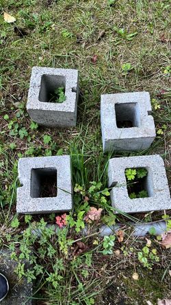 Free square cinder blocks