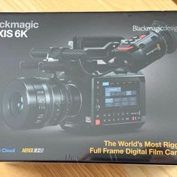 Blackmagic Design PYXIS 6K L-Mount – Full-Frame Cinema Camera New