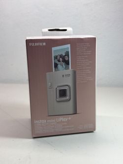 Fujifilm instax mini LiPlay + Hybrid Instant Camera Sand Beige ~ Brand New