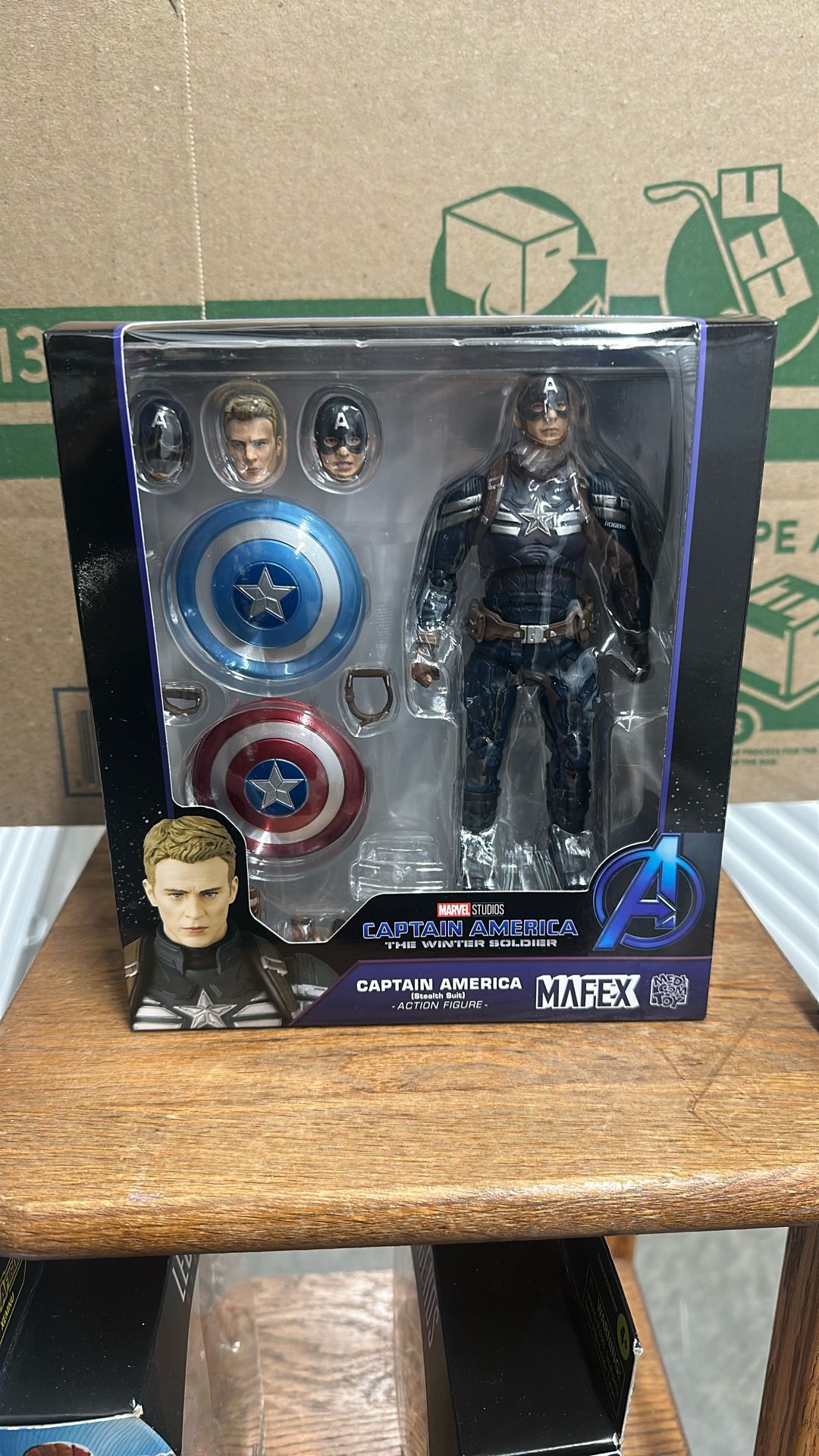 Mafex Captain America Stealth Suit No. 202 Avengers Chris Evans Winter Soldier
