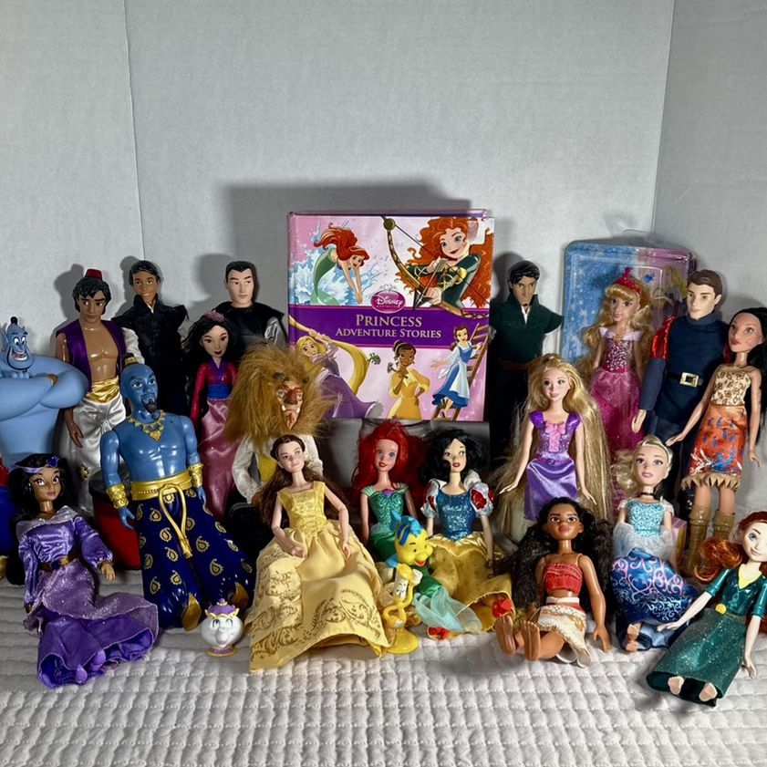 Disney Princess Barbie Dolls 