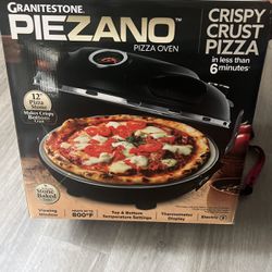 Black Granitestone Piezano Pizza Oven