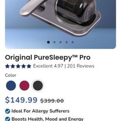 Pure Sleepy Pro Vacuum 