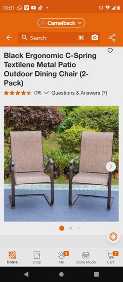 New 2 outdoor dining chairs