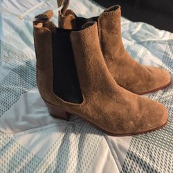 Ankle Leather Boots 