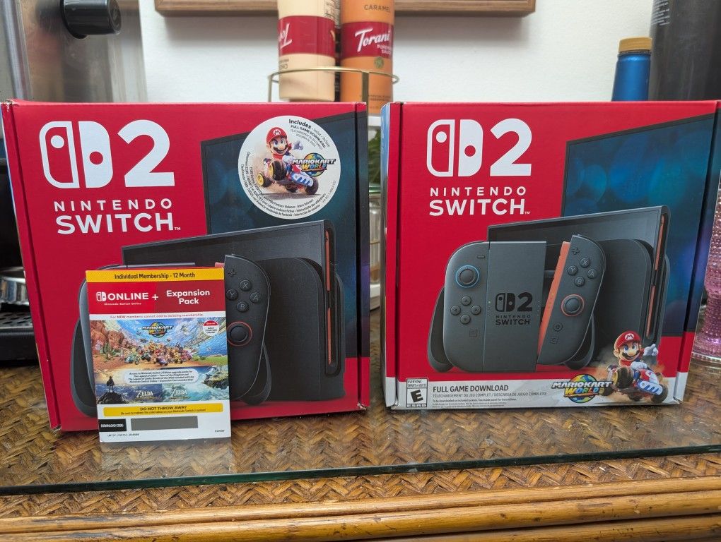 Nintendo Switch 2 + Mario Kart + 1 Year NSO + EXPANSION PACK