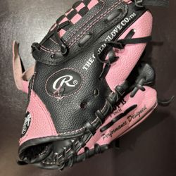 Glove 9 Inch Pink Baseball T Ball Softball Girls 