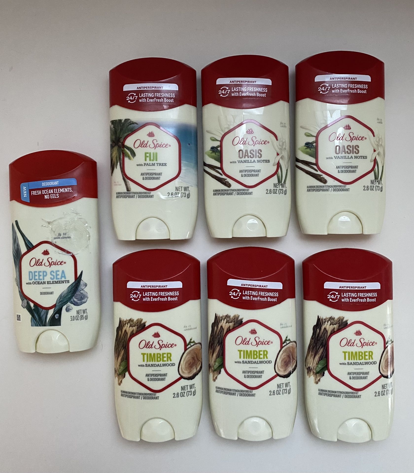 Old Spice deodorant $2 each