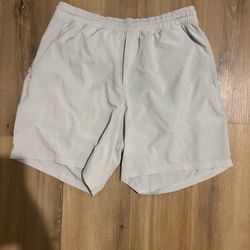 Light Grey Lululemon Shorts