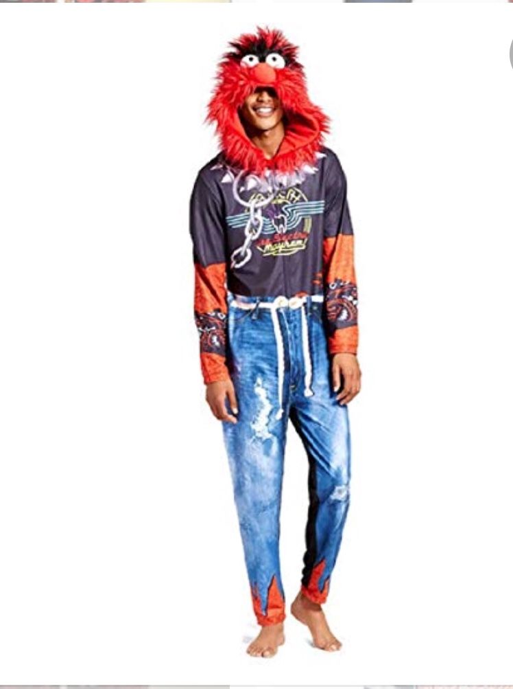 Adult medium animal from muppets onesie costume