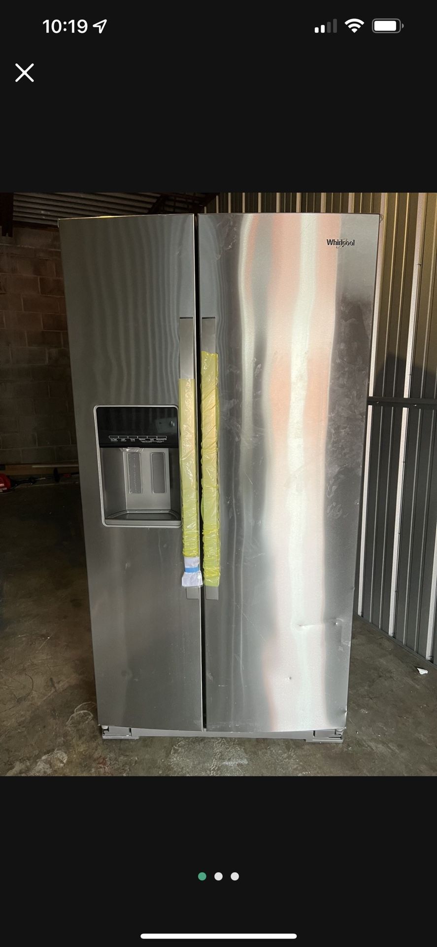 Whirlpool Side By Side Fridge