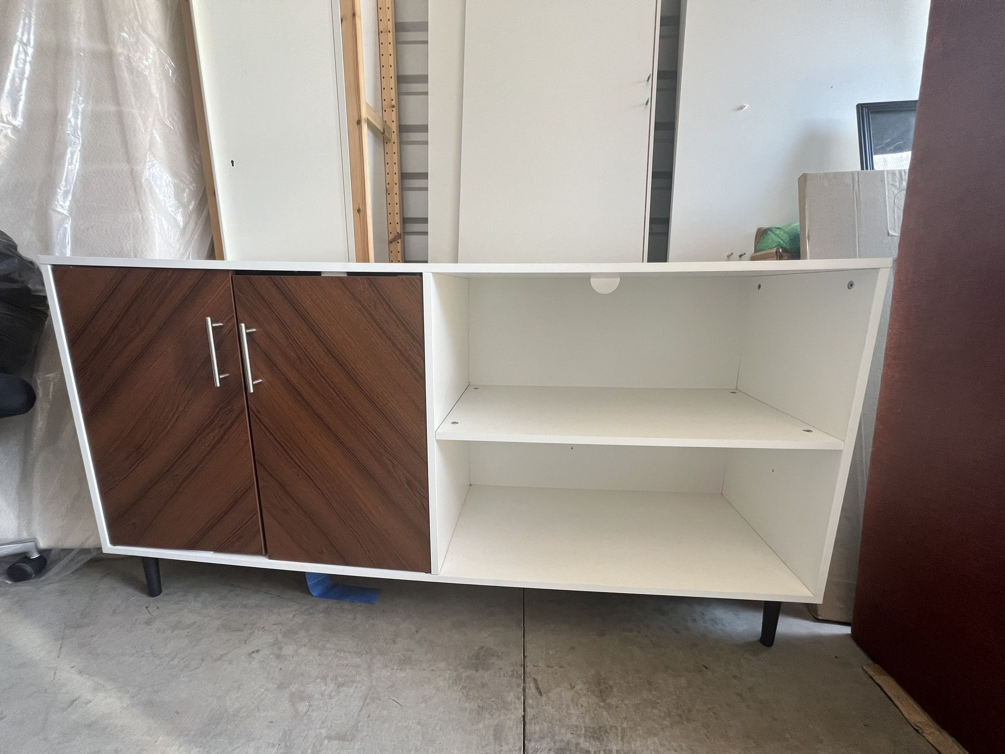 Mid-century Modern TV stand 58”