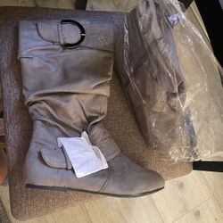Gray Boots