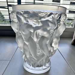 Lalique Ironic Vase- Clear