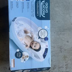Baby Patent Aqua Scale 3-in-1 Digital Scale Water Thermometer and Infant Baby Tub