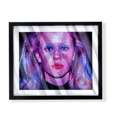 Mia Goth as Maxxxine Art on black frame