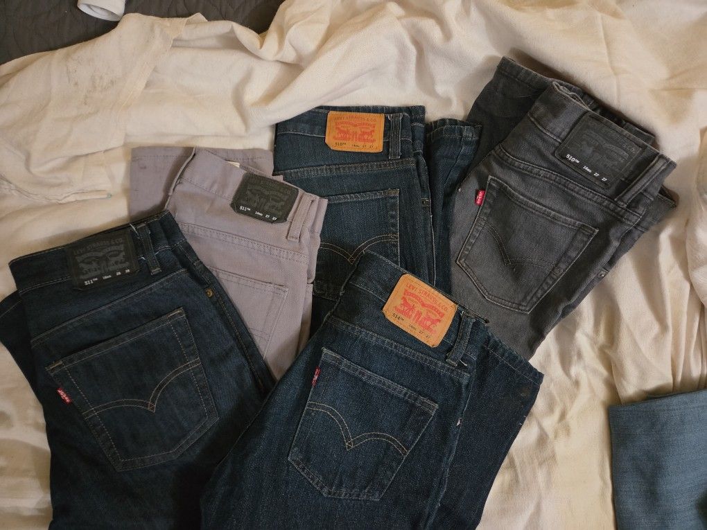 5 Pairs Levis Boys 14 & 16