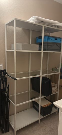 IKEA White Shelving Unit