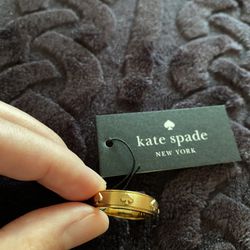 Kate Spade Gold Ring - Size 5 (Brand New)