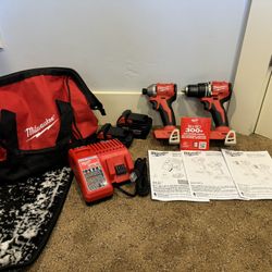 Milwaukee M18 Brushless 2-Tool Kit - Brand New