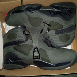 Olive Green Jordan 8 Flight Retro 11 