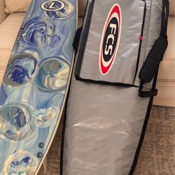 Gary Linden surf board (custom pattern) rare