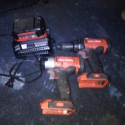 Cradtsman 20v Drill And Impact 