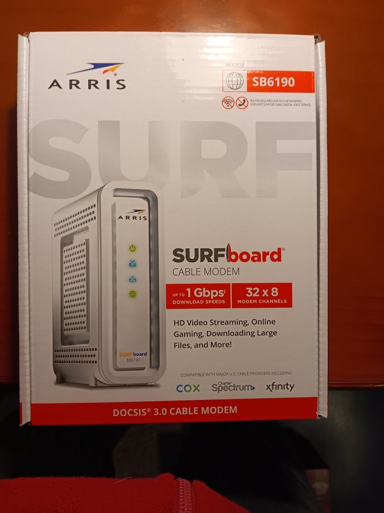 Surfboard Cable Modem SB6190 By Arris