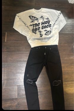 PacSun sweatsuit size large ( represent jeans 33)