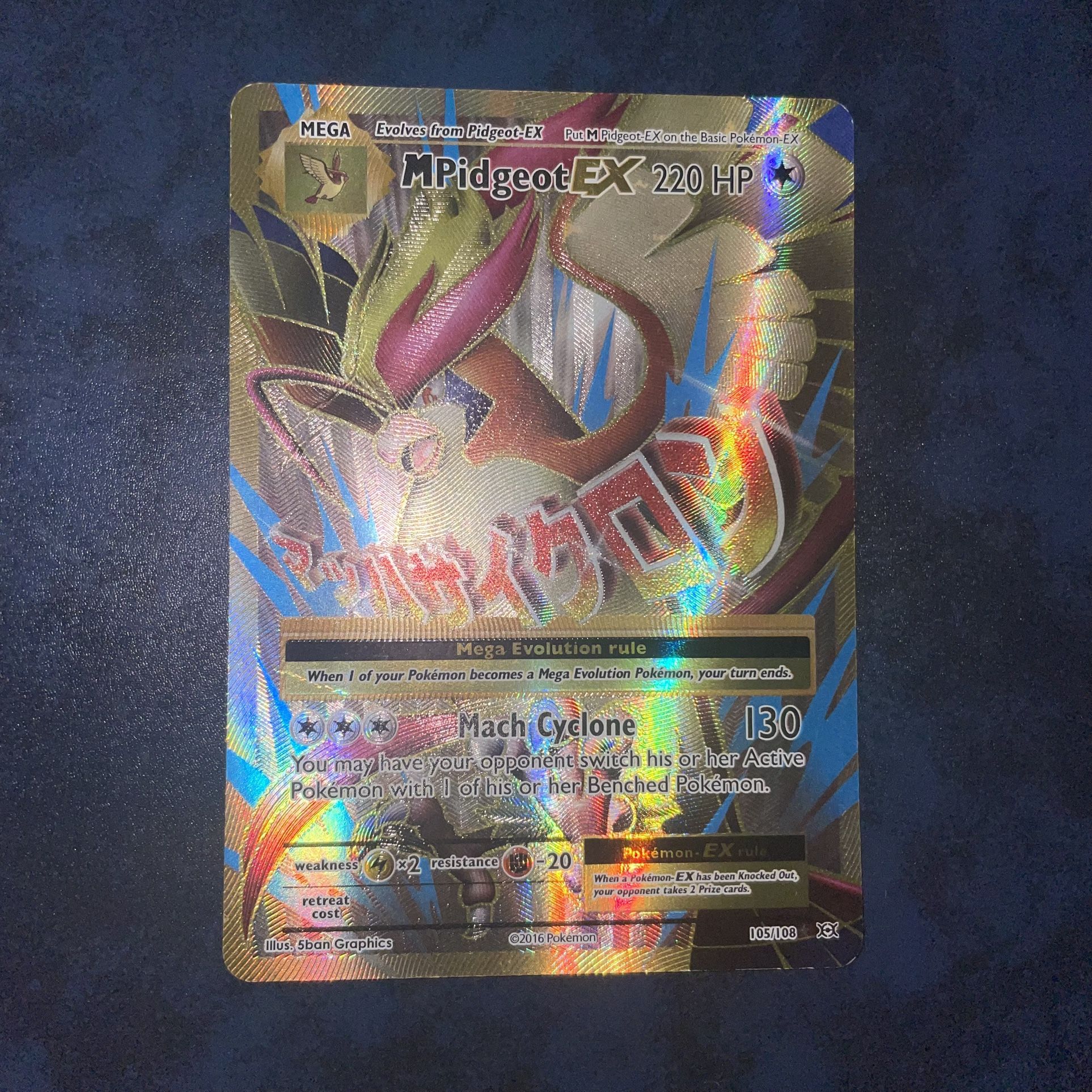 Pokemon Cards M Pidgeot EX XY Evolutions