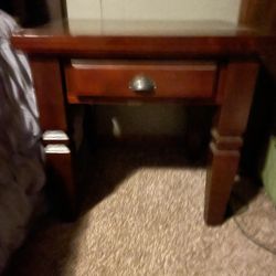 2Wood End Tables 