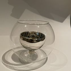 24 Silver & Glass Floating Tea Light Holders Z Gallerie
