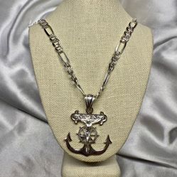 925 Silver Mens Necklace 