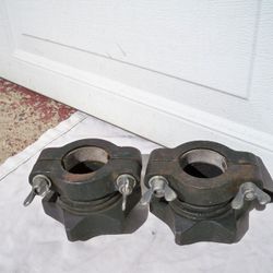 Weight Lifting Collars - Olympic (2") Spinlock - Vintage Set!!