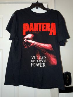 Pantera Vulgar Display Of Power Graphic Band T Shirt Men’s Size Large Used Pre Owned