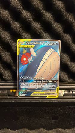 Pokémon Magikarp & Wailord GX Full Art Ultra Rare Holo 160/181 Sm-Team Up NM/M