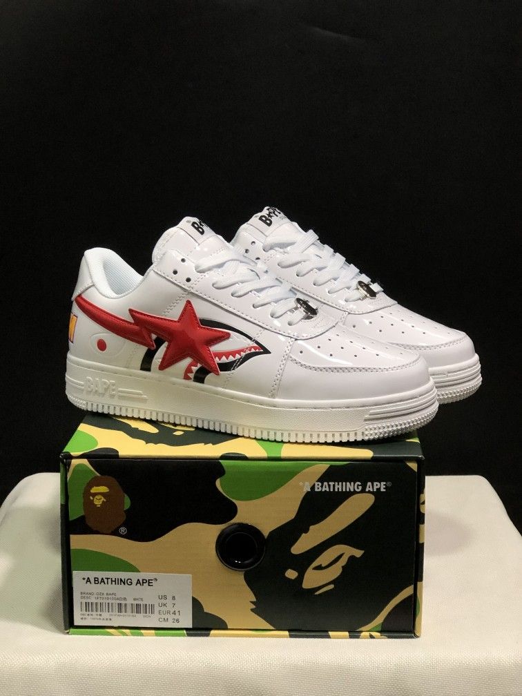 Bape Sta Low-Top Fashion Sneakers