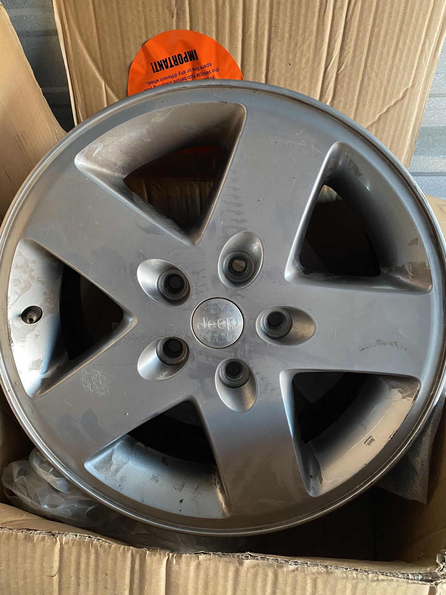 Jeep OEM 17” Wheels (4)