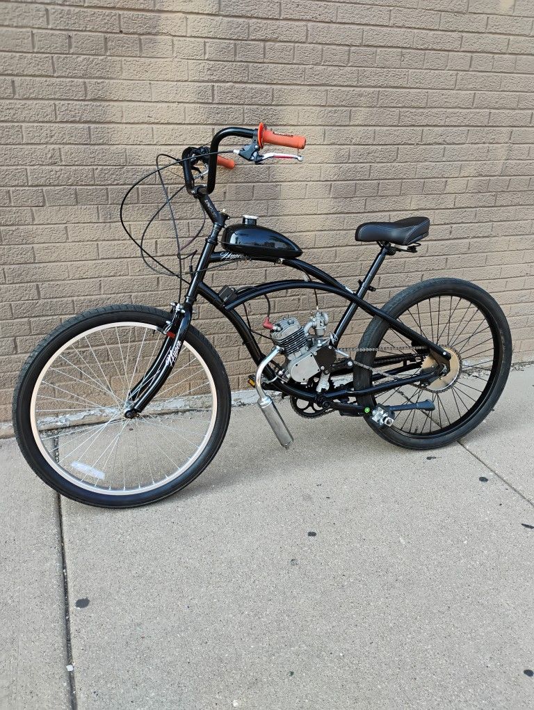 26" Hyper Single Speed 80cc Motorized Beach Cruiser