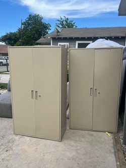 Metal cabinets