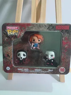 Funko Pocket Pop Horror Collector Tin Ghost Face Chucky Billy