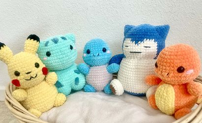Crocheted Pokémon 