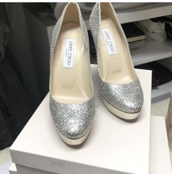 Jimmy Choo Glitter Heels