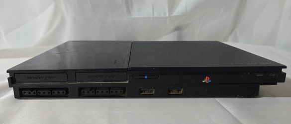 Sony Playstation 2 PS2 Slim Black Console SCPH-90001 For Parts or Repair Only