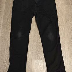 Hollister Men's Slim Straight Advanced Stretch Black Jeans