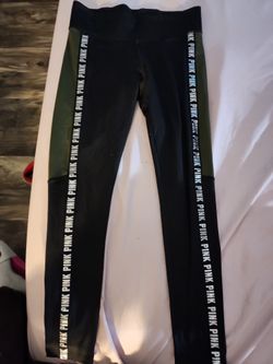 PINK VS COZY LEGGINGS SIZE M