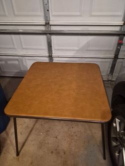 Card table and 4 chairs